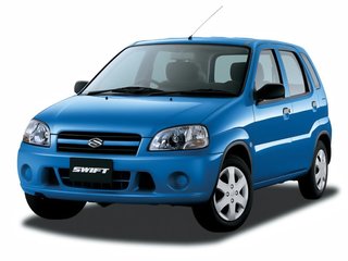 2002 Suzuki Swift I (Japan), серебристый, 300000 рублей, вид 1
