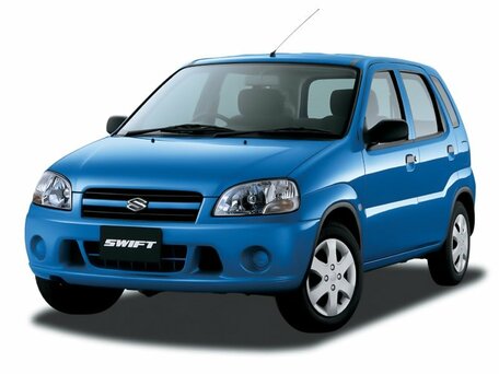 2000 Suzuki Swift I (Japan), чёрный