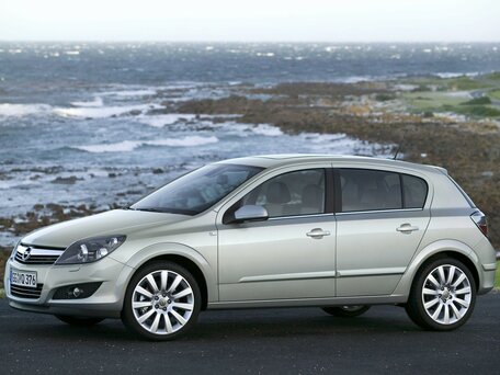 2008 Opel Astra H Рестайлинг, чёрный - вид 1