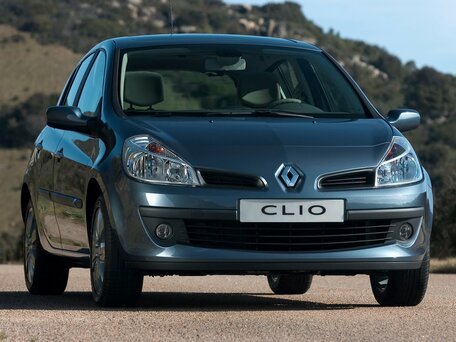 2006 Renault Clio III, чёрный - вид 2