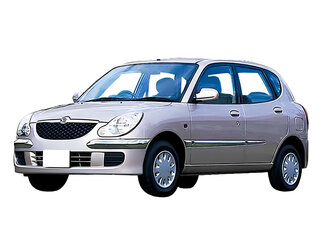 2001 Daihatsu Storia I (M100) Рестайлинг 2, серый, 255000 рублей, вид 1