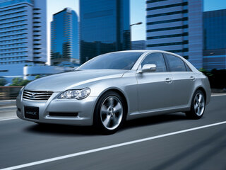 2008 Toyota Mark X I Рестайлинг, белый, 1350000 рублей, вид 1
