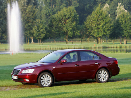 2008 Hyundai Sonata V (NF) Рестайлинг, фиолетовый, 959999 рублей - вид 1
