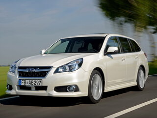 2012 Subaru Legacy V Рестайлинг, белый, 1750000 рублей, вид 1