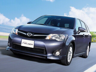 2013 Toyota Corolla Fielder XI (E160, E170, E180), серый, 990000 рублей, вид 1