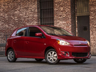 2014 Mitsubishi Mirage VI, белый, 550000 рублей, вид 1