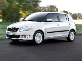 2012 Skoda Fabia II Рестайлинг, белый, 409000 рублей, вид 1