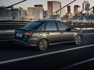 2026 Lada (ВАЗ) Granta Sport I Рестайлинг, чёрный, 1637000 рублей, вид 4