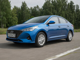 2022 Hyundai Solaris II Рестайлинг, чёрный, 1454000 рублей, вид 2