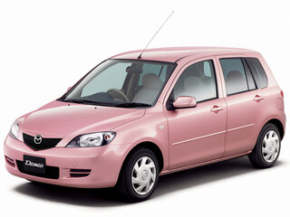 2002 Mazda Demio II (DY), жёлтый, 400000 рублей, вид 1