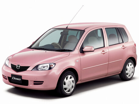 2004 Mazda Demio II (DY), чёрный, 355000 рублей - вид 1