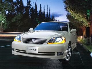 2002 Toyota Mark II IX (X110), серебристый, 600000 рублей, вид 2
