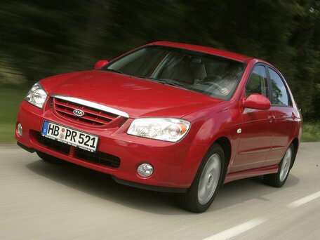 2005 Kia Cerato I, чёрный - вид 1