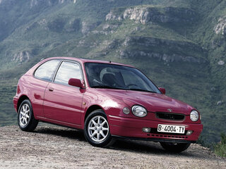 1998 Toyota Corolla VIII (E110), синий, 321000 рублей, вид 1