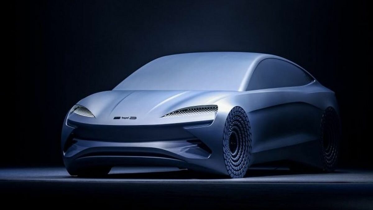 Знакомьтесь, китайский суперседан BYD Ocean-X: он вдвое дальнобойнее Porsche Taycan