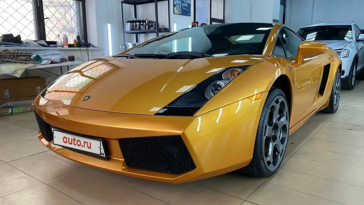 На Авто.ру продают 14-летний Lamborghini Gallardo, который проезжал не больше 100 километров в год