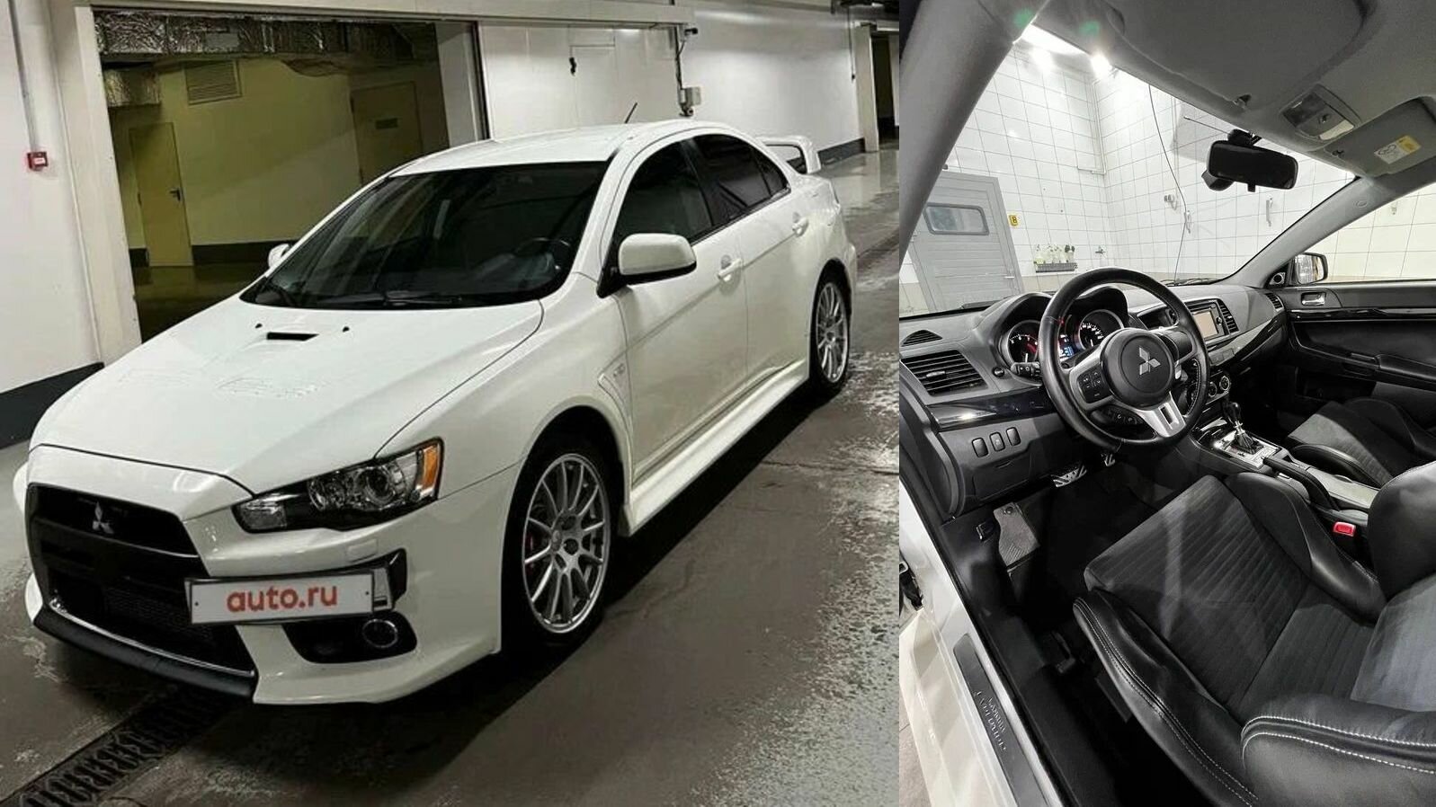 Восьмилетний Mitsubishi Lancer Evolution, который почти не ездил, продают на Авто.ру