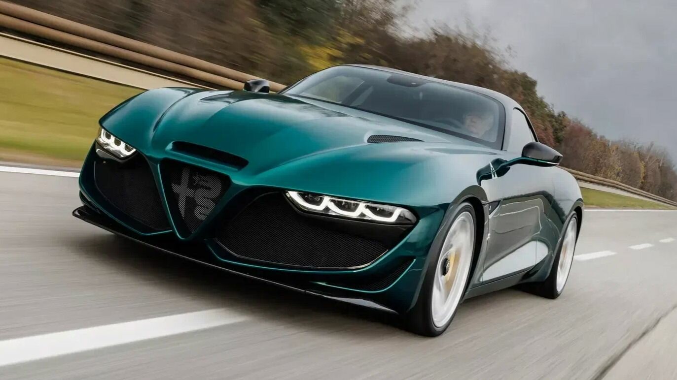Ателье Zagato превратило седан Alfa Romeo Giulia в уникальное купе