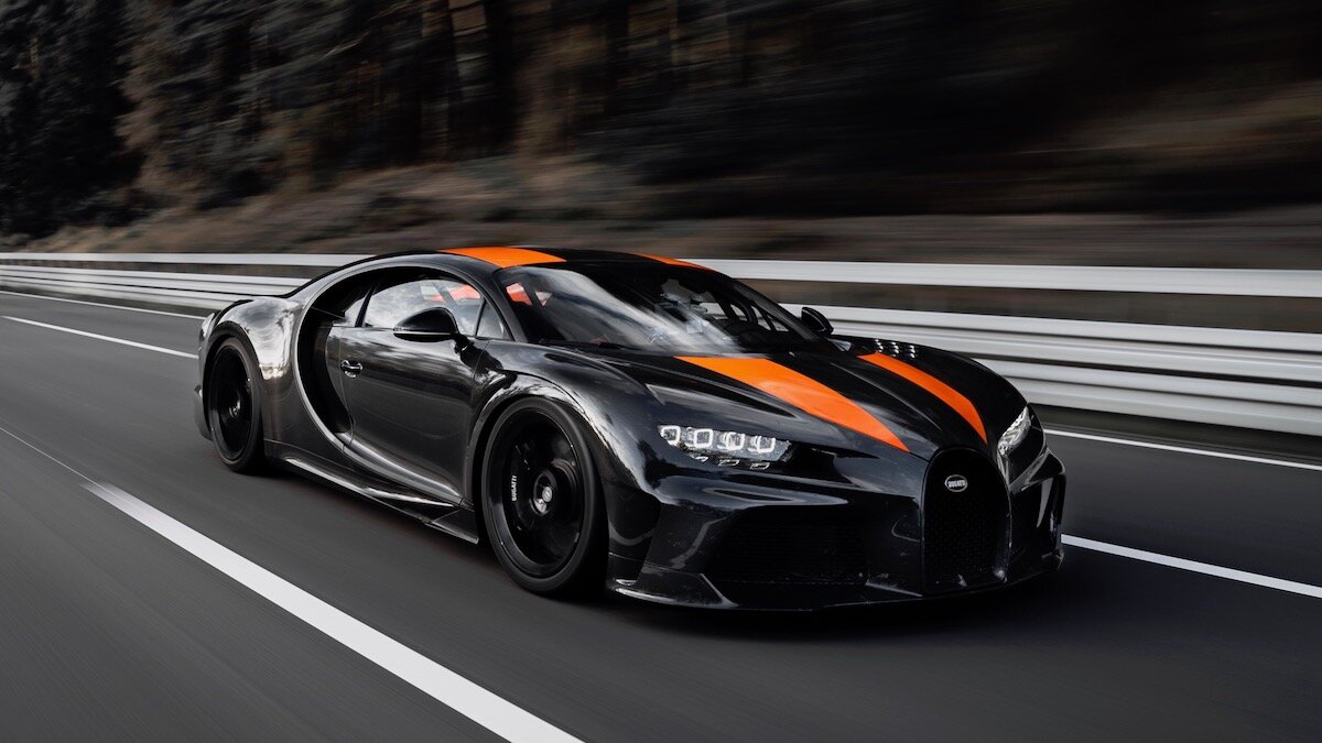 Bugatti Chiron разогнали до рекордных 490 км/ч