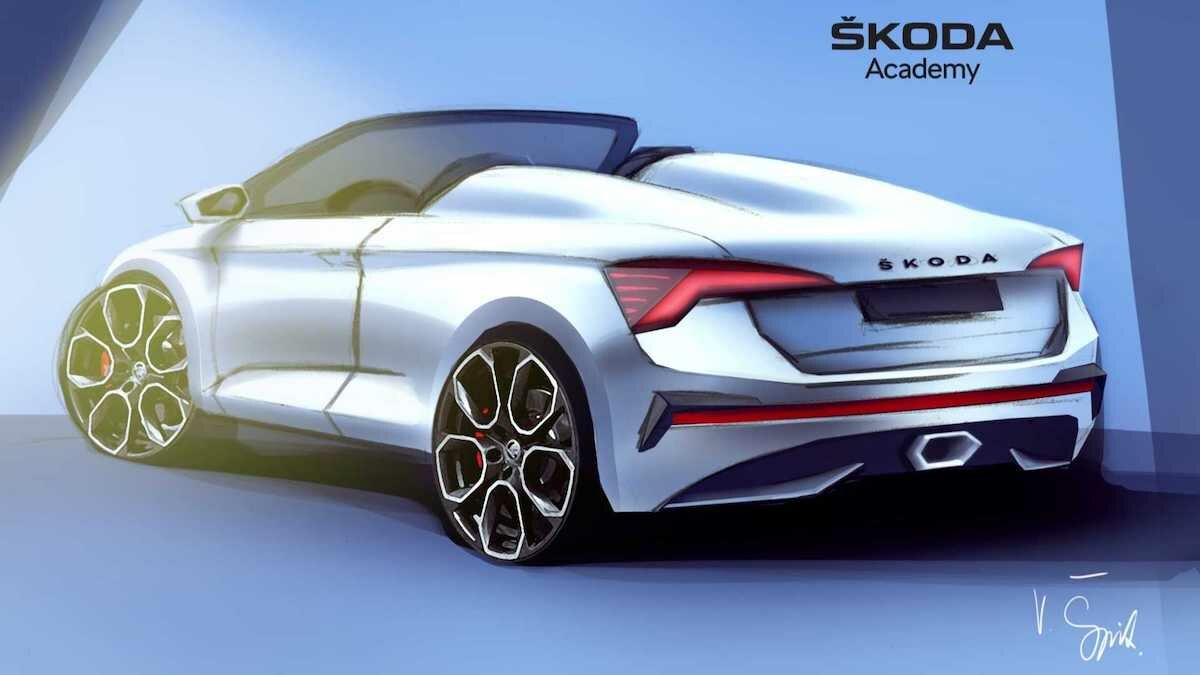 Студенты Skoda превратят хэтчбек Scala в родстер с огромными колёсами