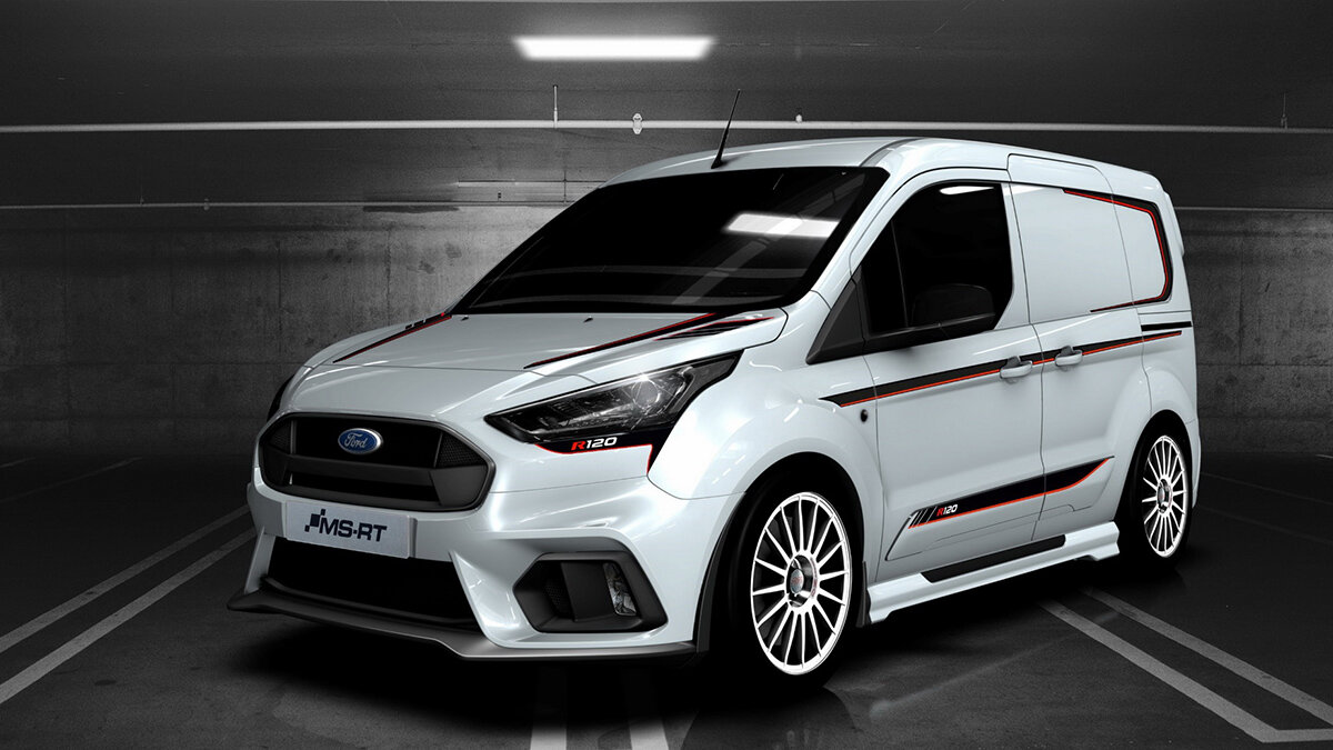 Крутой фургон на дисках OZ — коммерческий Ford Transit Connect может быть и таким
