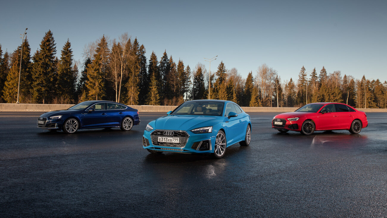 Тачскрин вместо Торсена: короткий тест обновлённых Audi A4 и А5