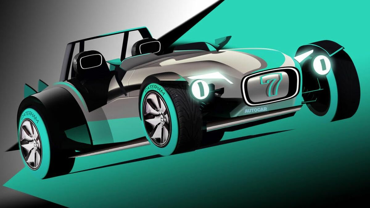 Культовый родстер Caterham 7 впервые в истории станет электрическим