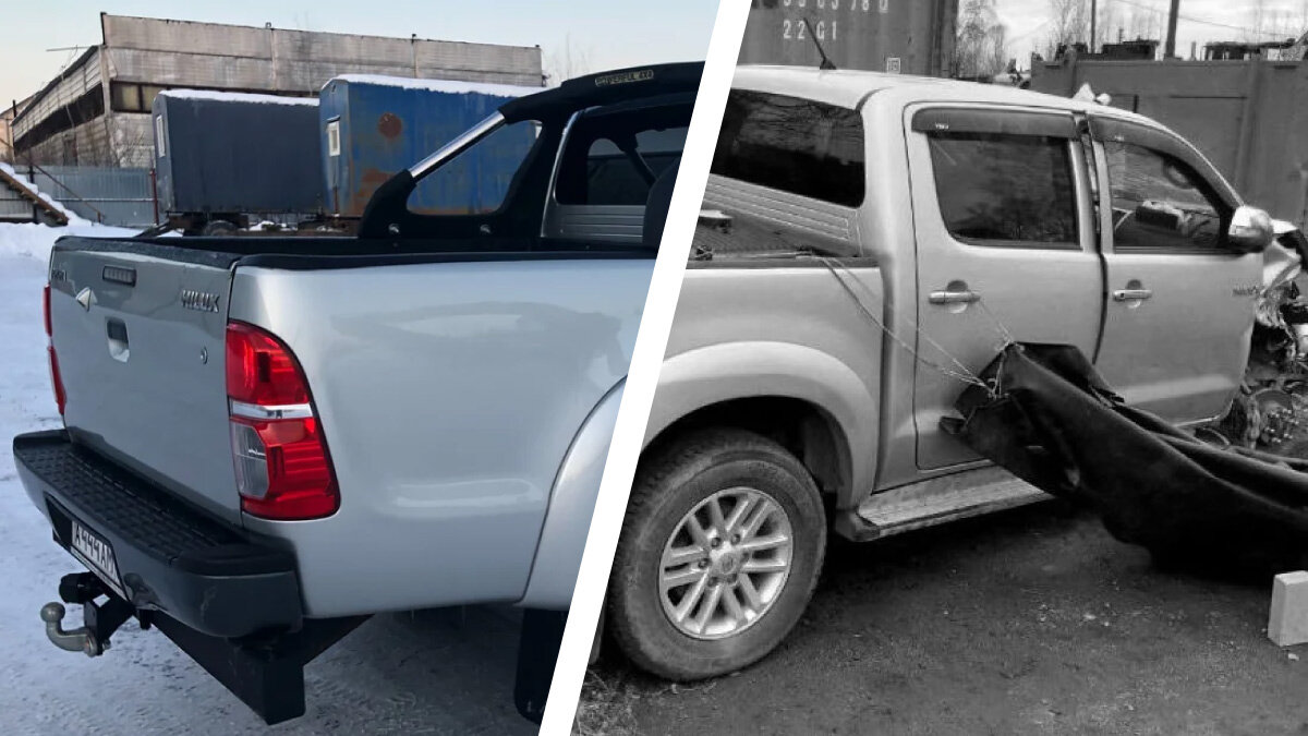 Toyota Hilux с покорёженной рамой в истории: о чём не рассказывает продавец