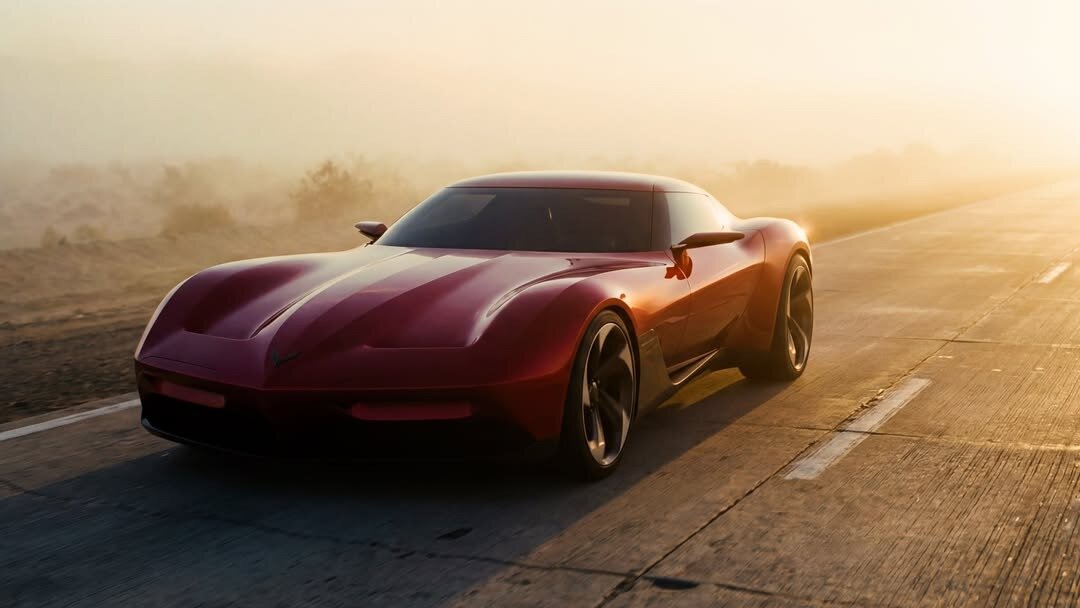 Дизайнер Jaguar осовременил классический Chevrolet Corvette