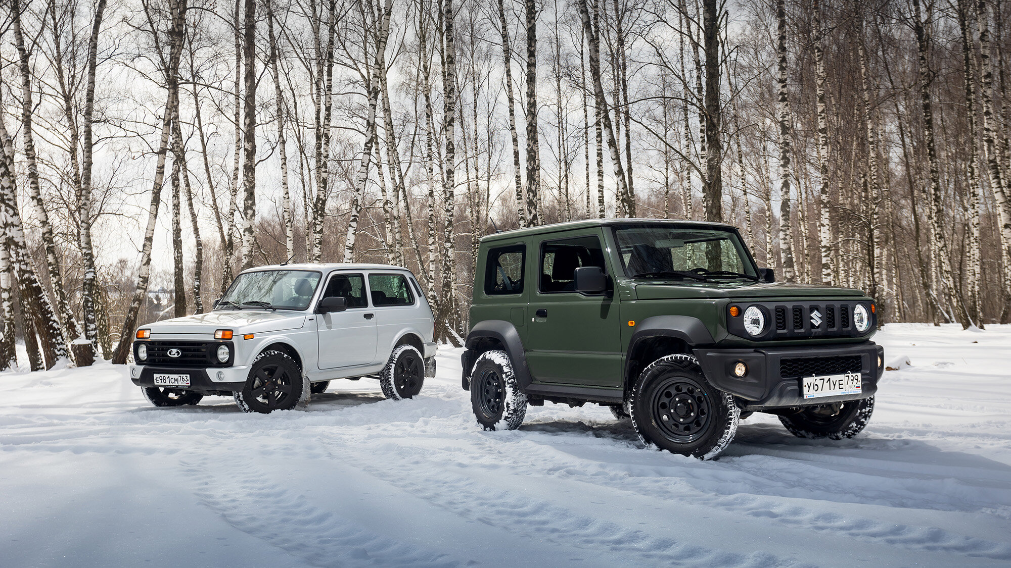 Lada Niva Legend против Suzuki Jimny: сравнительный оффроуд-тест культовых внедорожников разных школ