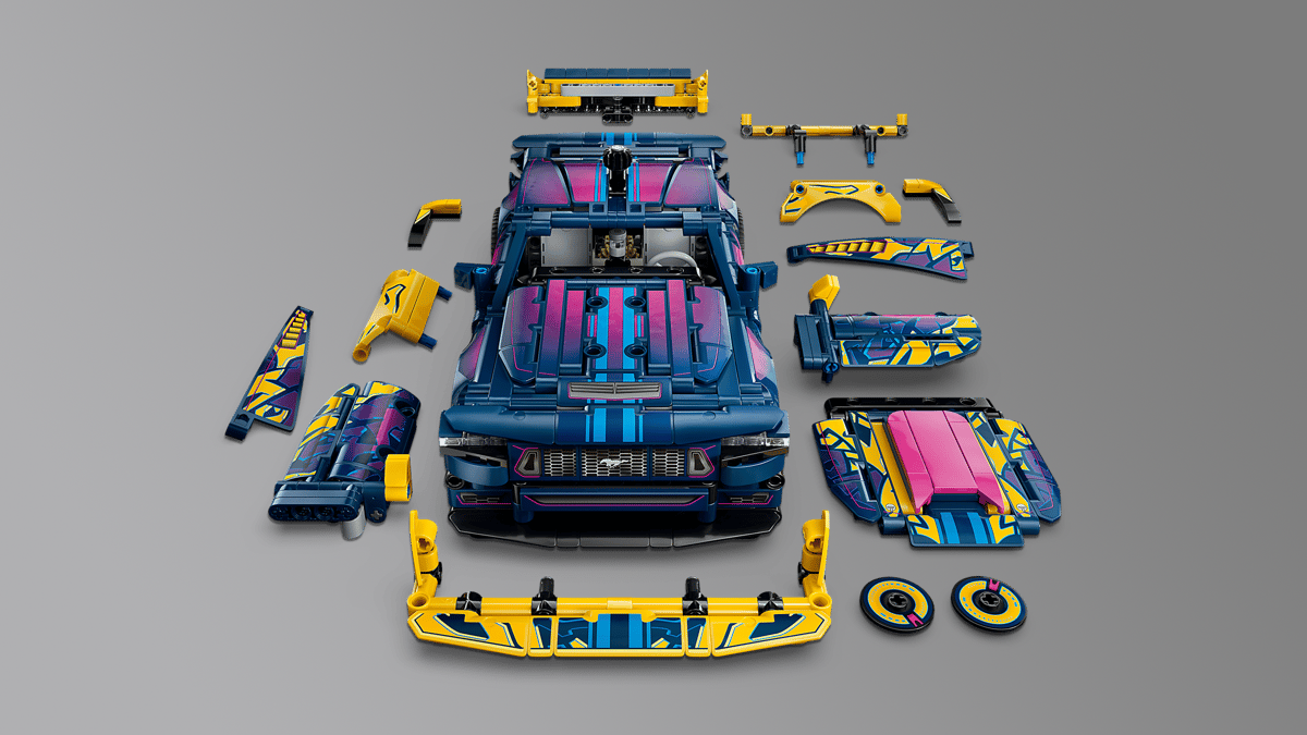 Ford Mustang из кирпичиков Lego можно будет «подготовить к гонкам»