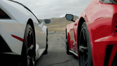 Суперкар Chevrolet Corvette E-Ray выставили в дрэге против Lamborghini Huracan и Ferrari F8 Spider