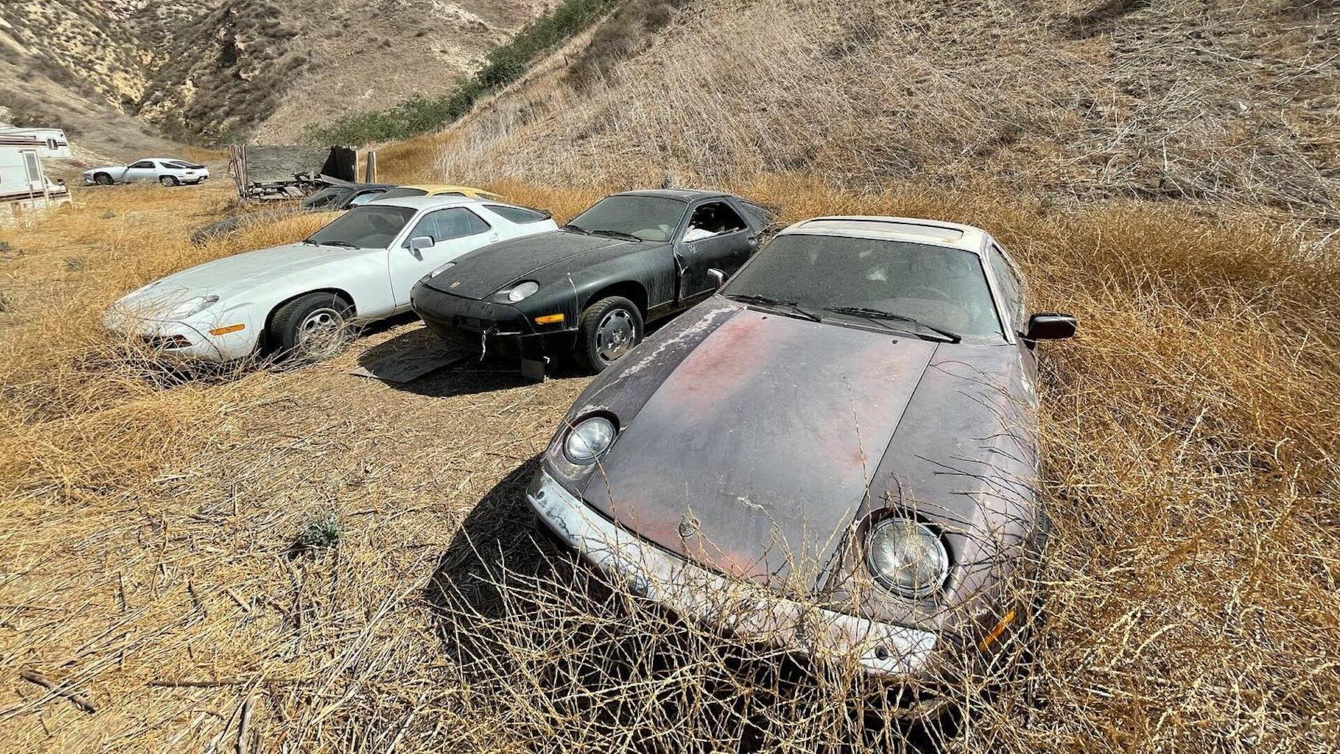 В калифорнийской пустыне нашли кладбище автомобилей Porsche