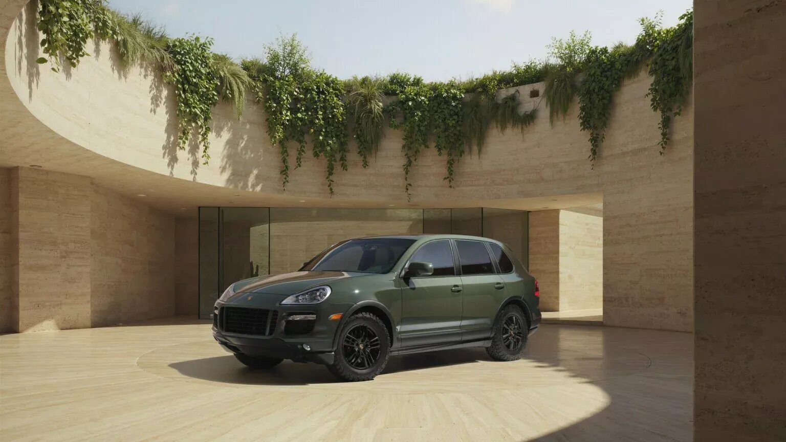 Старый Porsche Cayenne с «механикой» восстановили до состояния нового и отделали в ретростиле