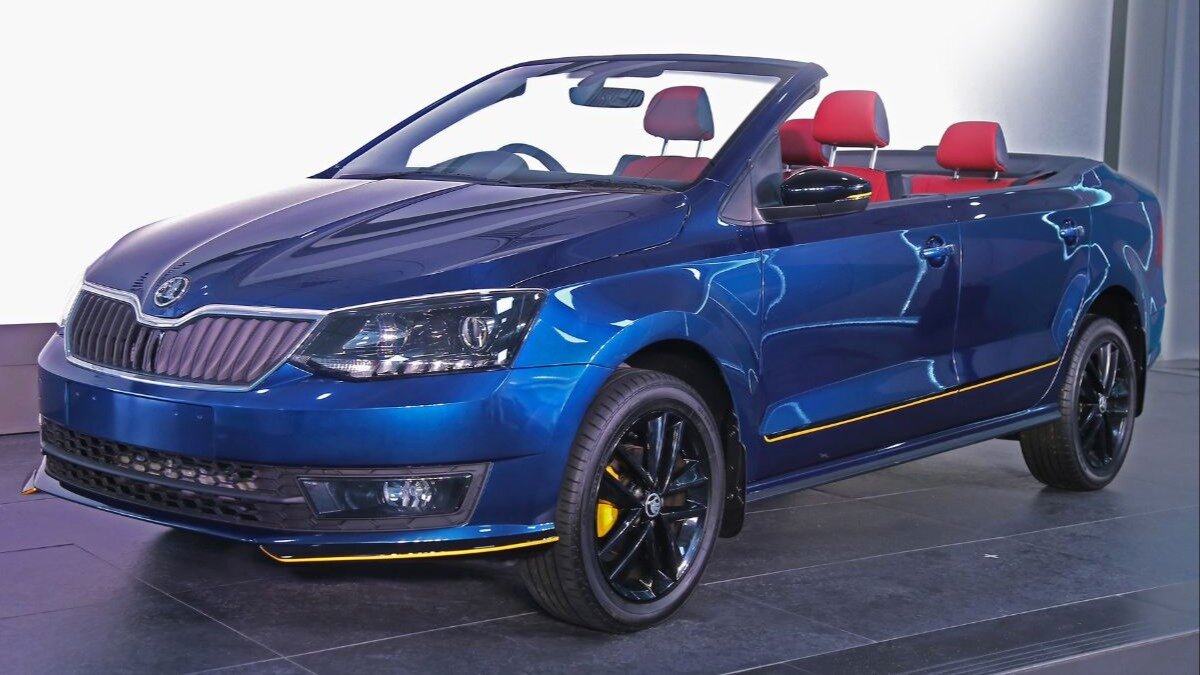 Седан Skoda Rapid в Индии превратили в четырёхдверный кабриолет