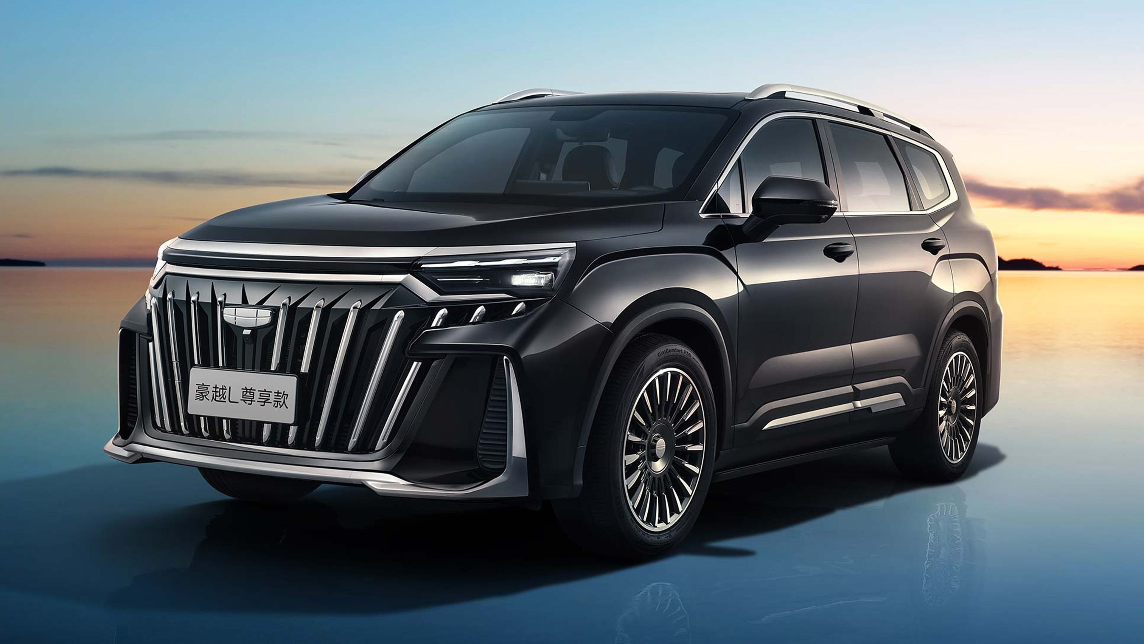 Geely Okavango получил самую роскошную версию с гигантской решёткой радиатора