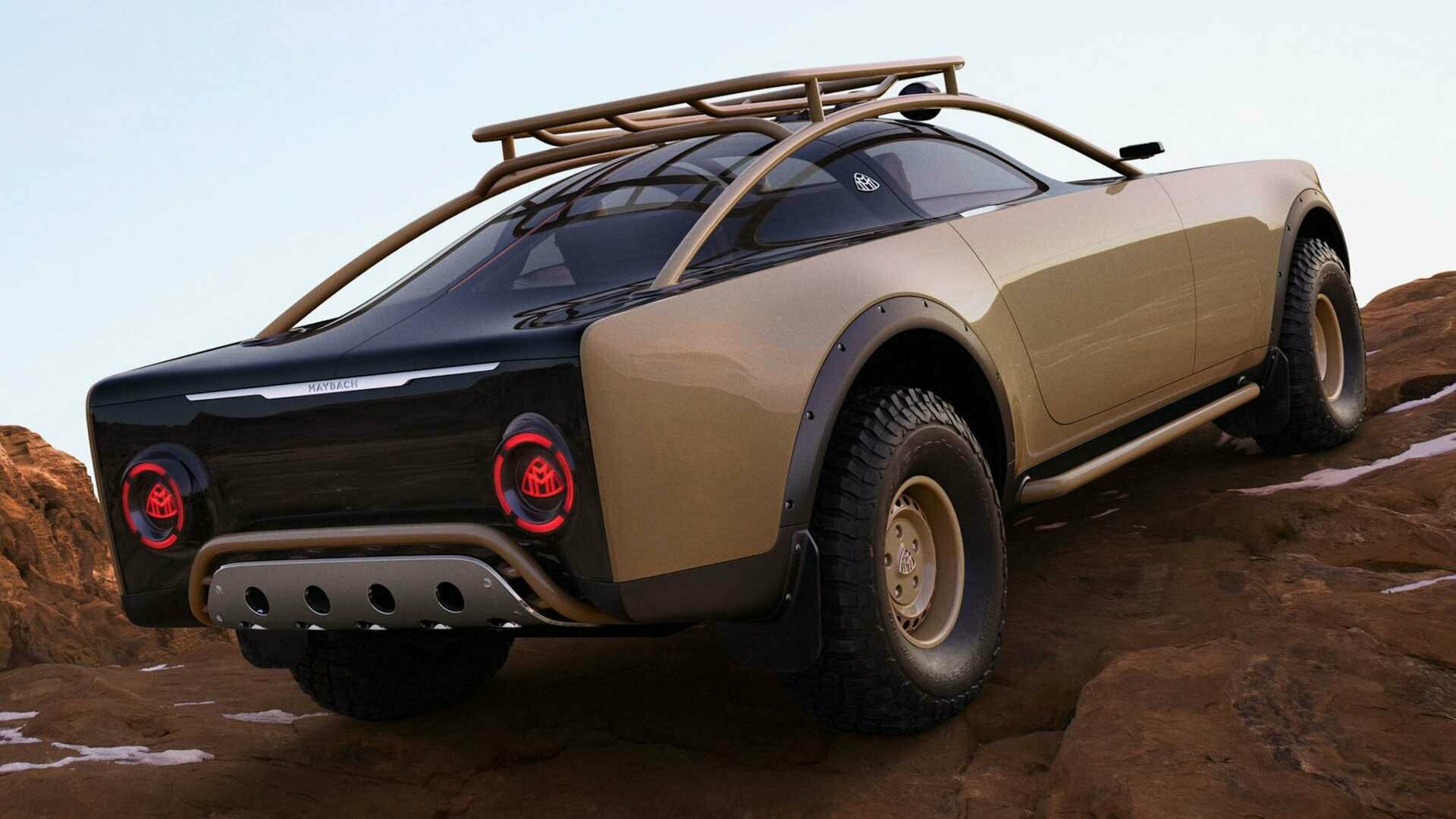 Знакомьтесь, Project Maybach: внедорожное электрическое купе с топором и кенгурятниками