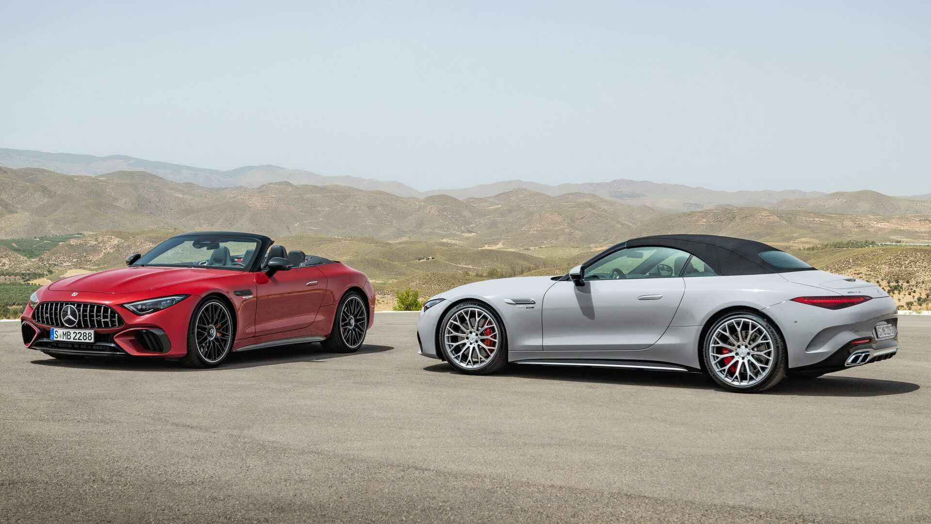 Новый Mercedes-AMG SL представлен официально: только полный привод, четыре места и мягкая крыша