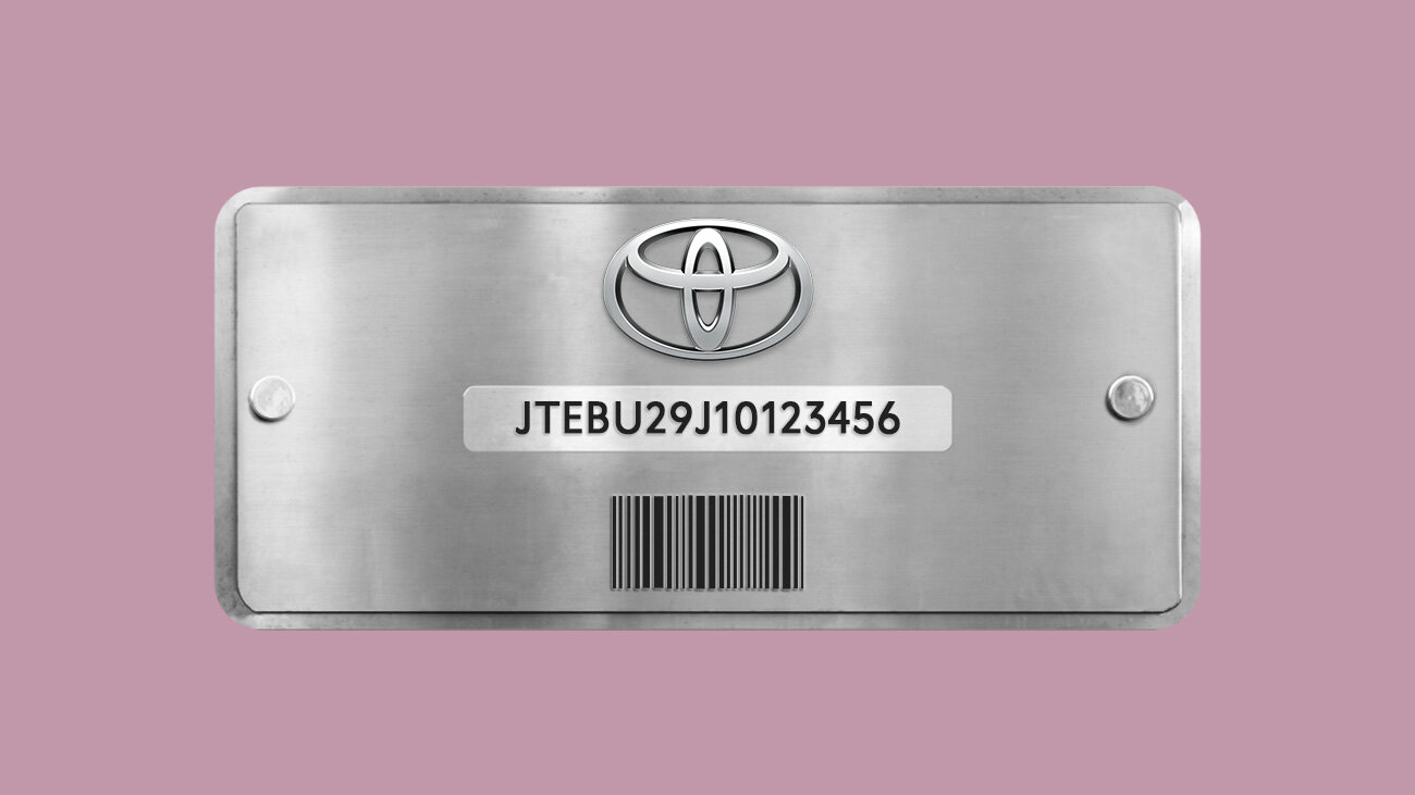 Как расшифровать VIN Toyota