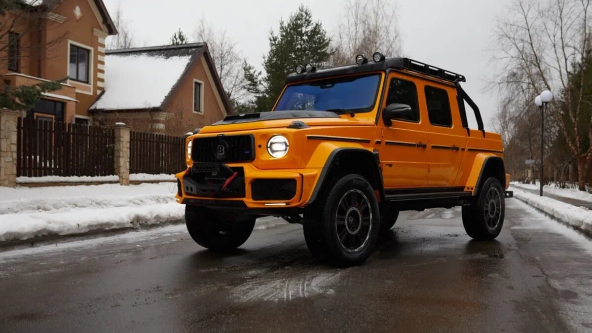 На Авто.ру продают экстремальный пикап Brabus 700 Adventure за 60 миллионов рублей