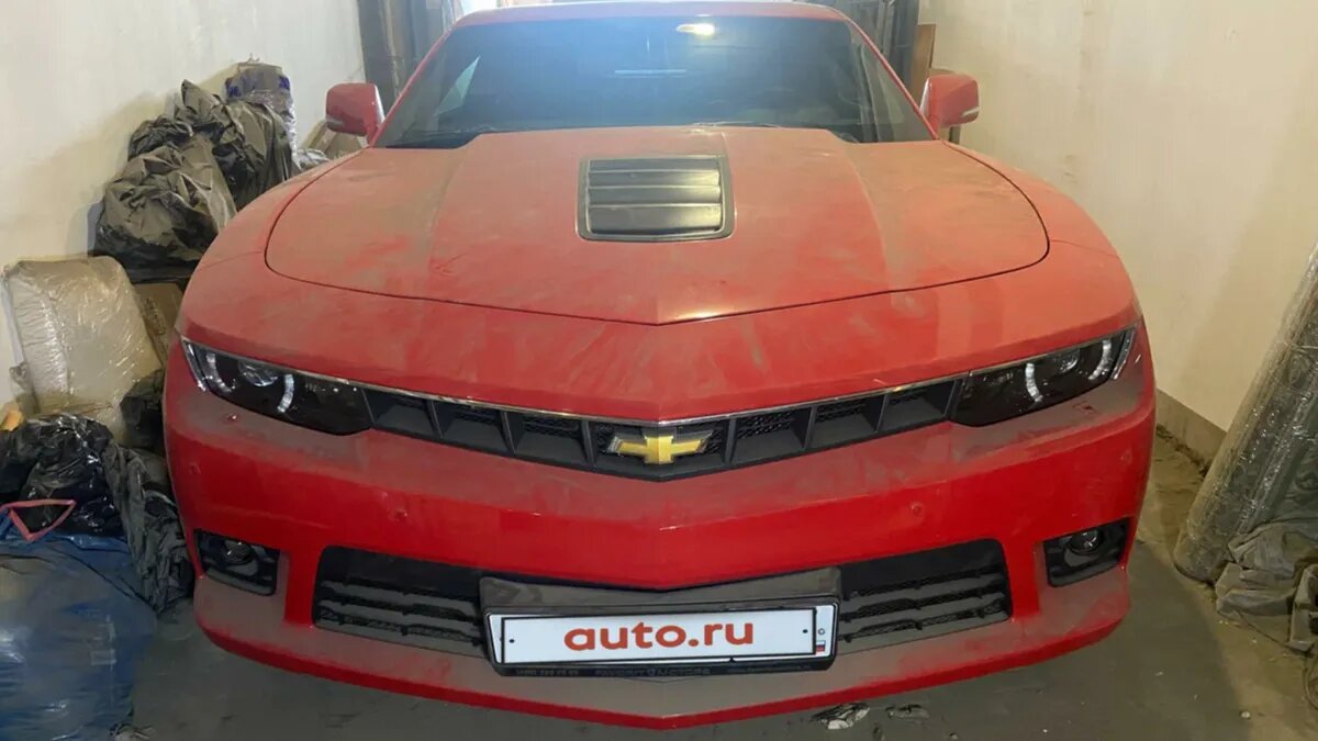 Chevrolet Camaro на 10 лет забыли в гараже и теперь продают на Авто.ру