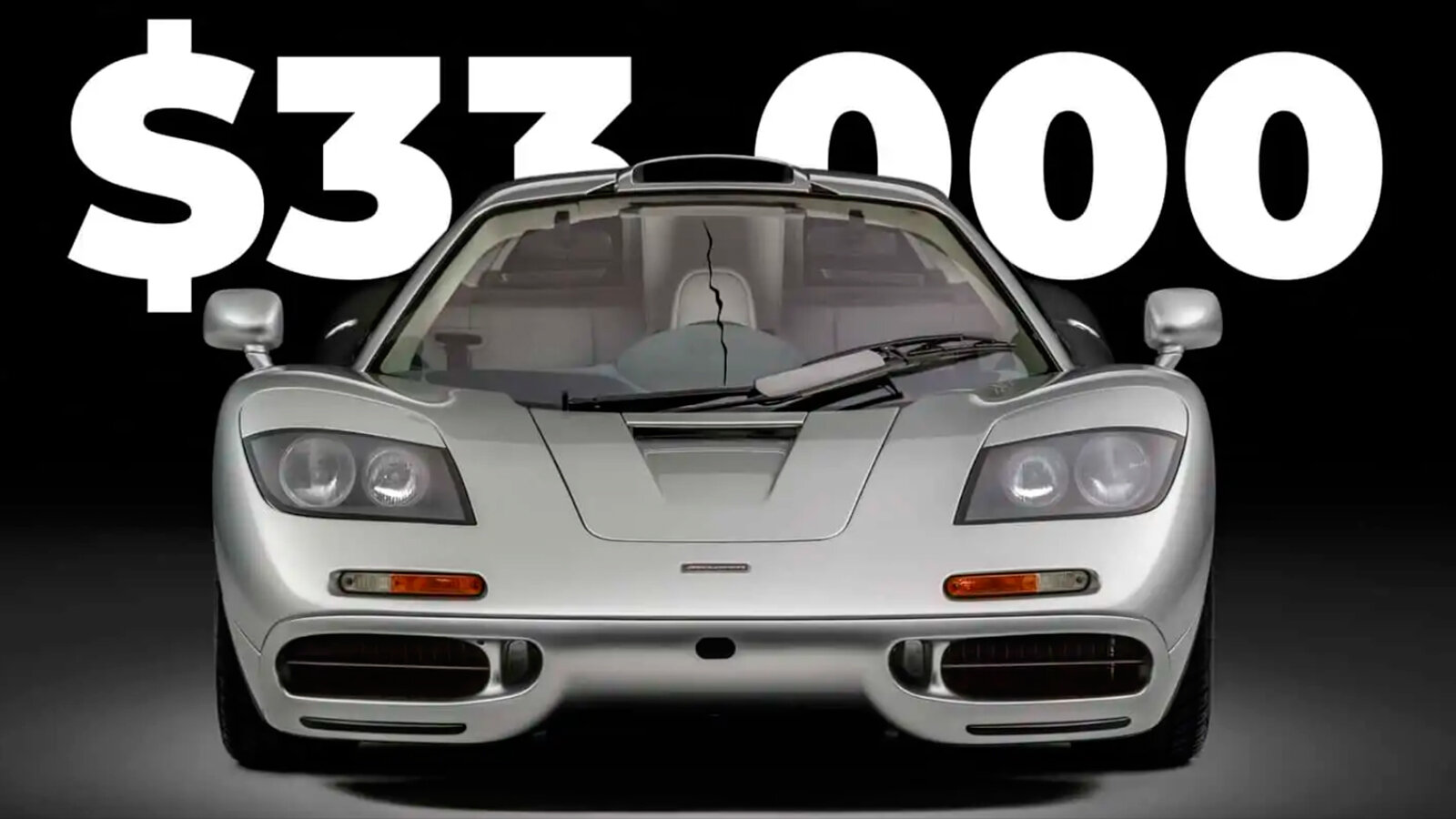 Замену ветрового стекла в суперкаре McLaren F1 оценили как новый VW Golf
