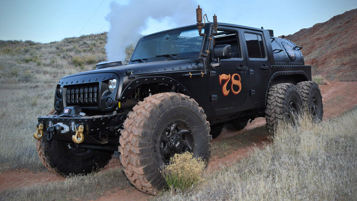 Шестиколёсный Jeep Wrangler, работающий на пару, выставили на продажу