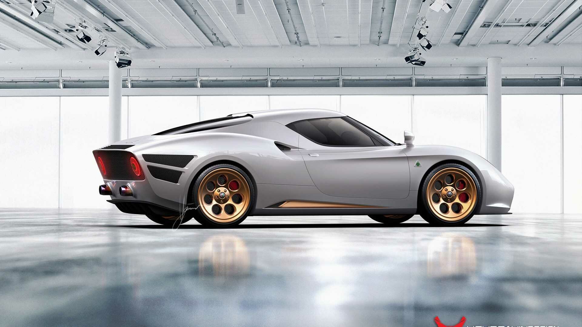 Голландцы превратили Alfa Romeo 4C в винтажный спорткар. Он прекрасен