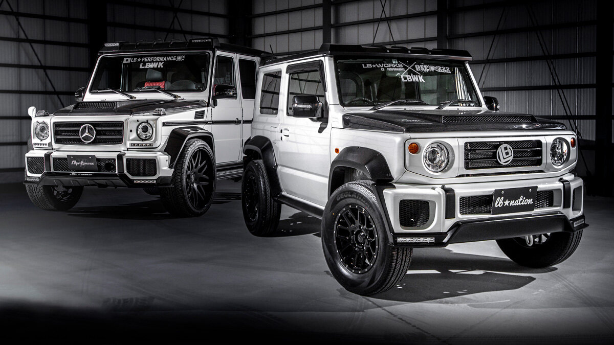 Шесть очень крутых вариантов прокачки нового Suzuki Jimny: Гелик, Гелик, Гелик… пикап!