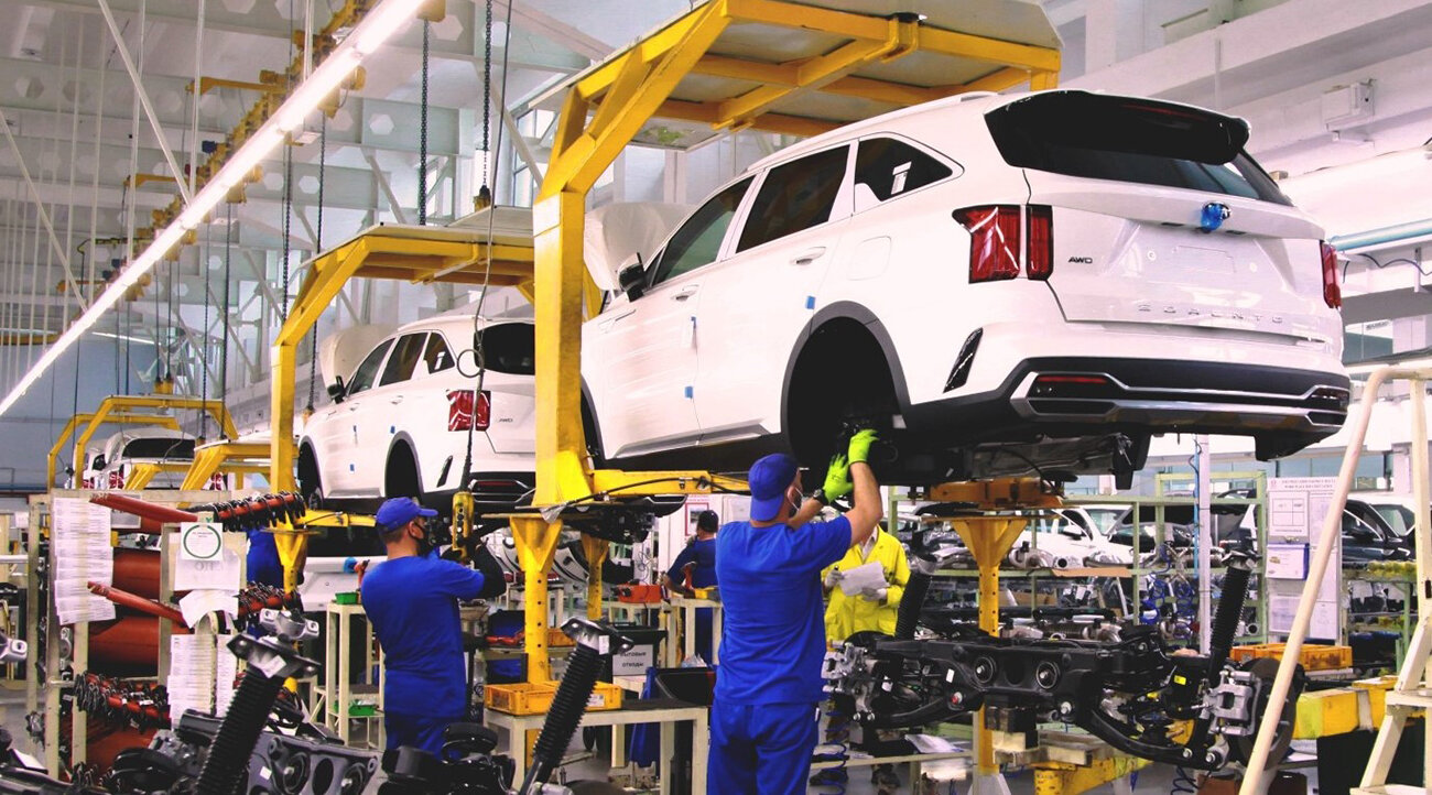 В России стартовало производство нового Kia Sorento