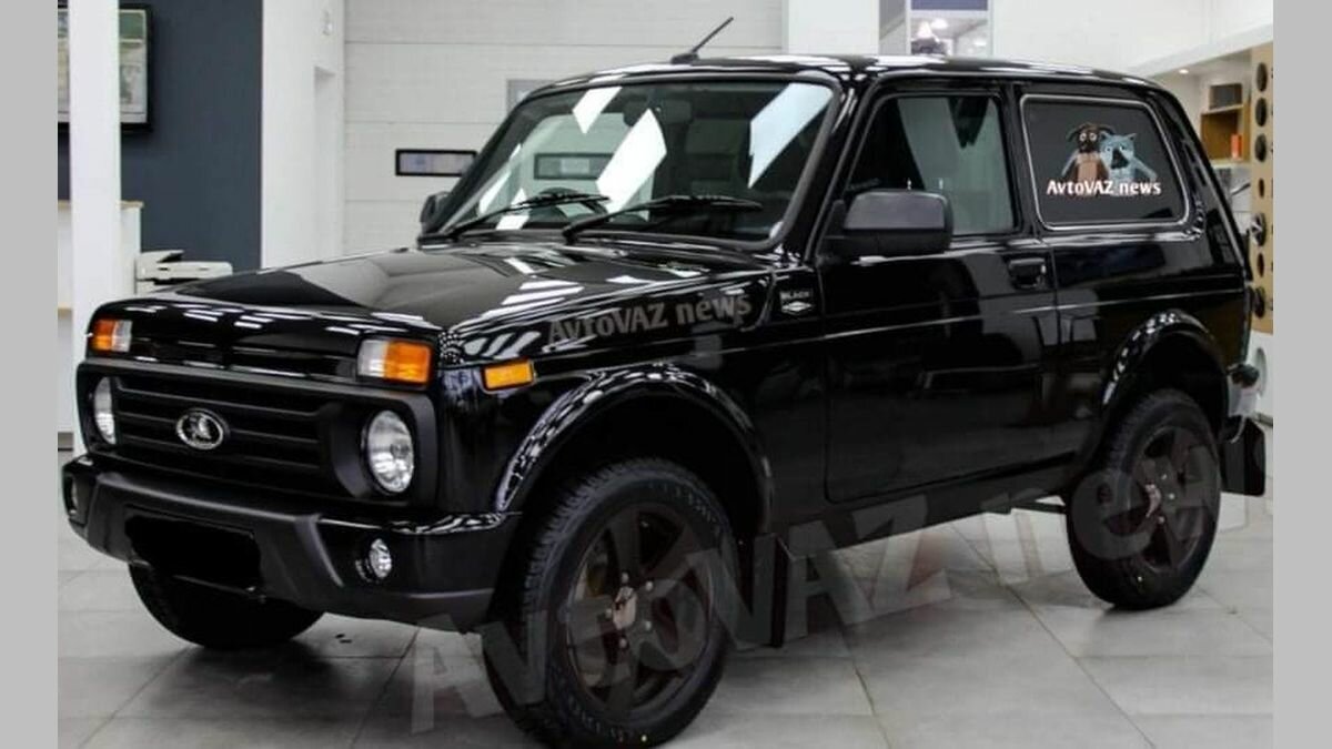 АвтоВАЗ начал производство внедорожника Lada 4x4 спецсерии Black 
