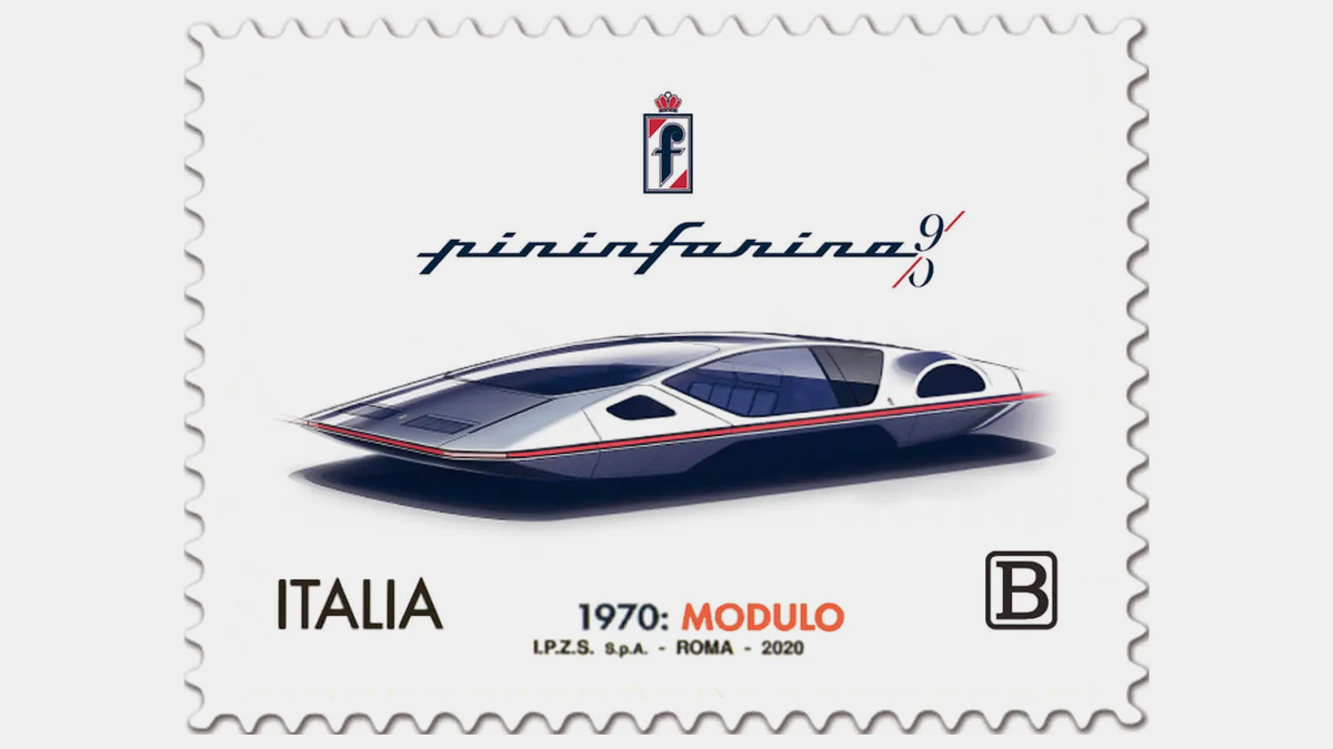 Знаменитый концепт Pininfarina поместили на почтовую марку
