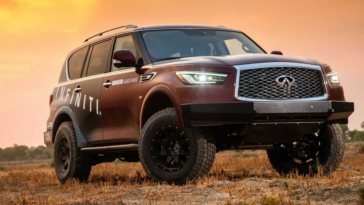 Infiniti QX80 подготовили для ралли-рейда, в котором участвуют только женщины