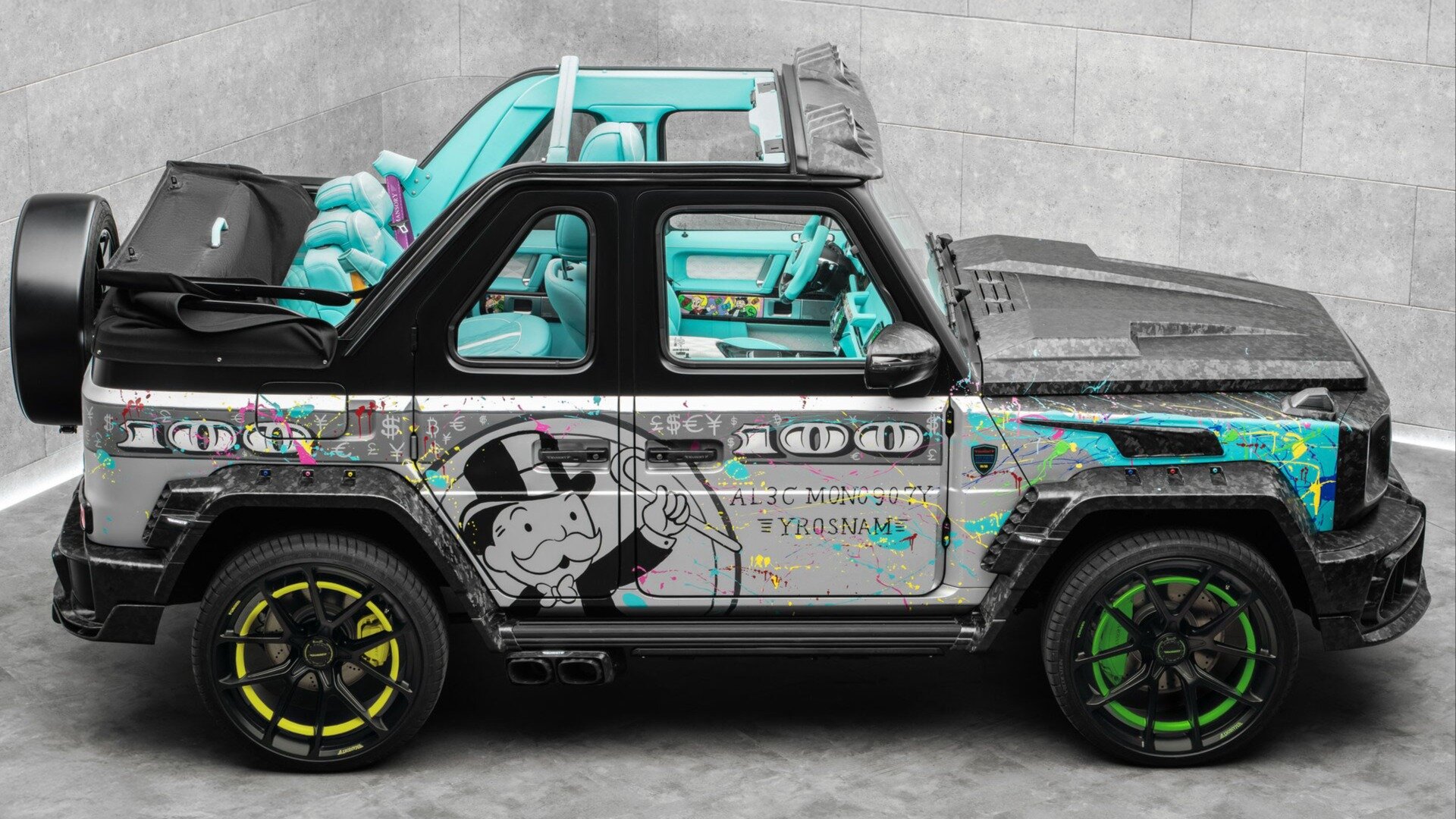 Уникальный Гелик от Mansory посвятили игре «Монополия»